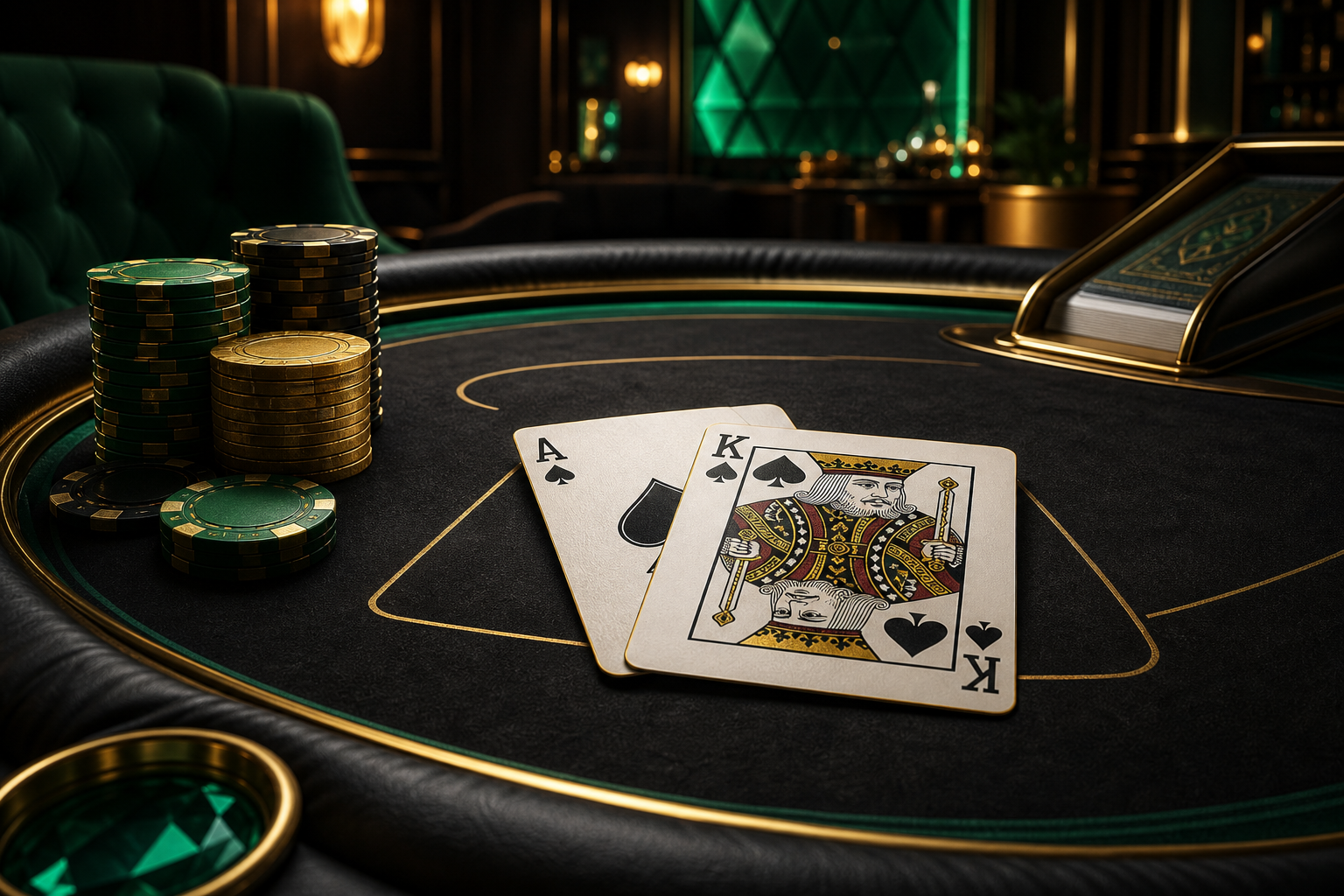 Onyx Table Lounge blackjack game